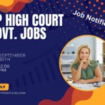 HP High Court Govt. Jobs Notification - September 2023