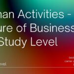 Human Activities - Nature of Business My Study Level