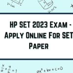 HP SET 2023 Exam - Apply Online For SET Paper