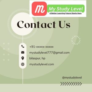 Contact my study level