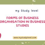 3 Forms of Business Organisation in Business Studies