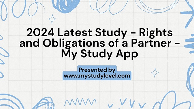 2024 Latest Study - Rights and Obligations of a Partner - My Study App