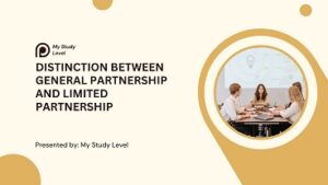 Distinction between General Partnership and Limited Partnership