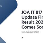 JOA IT 817 Update Final Result 2024 Himachal Pradesh