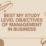 Best My Study Level Objectives of management in Business